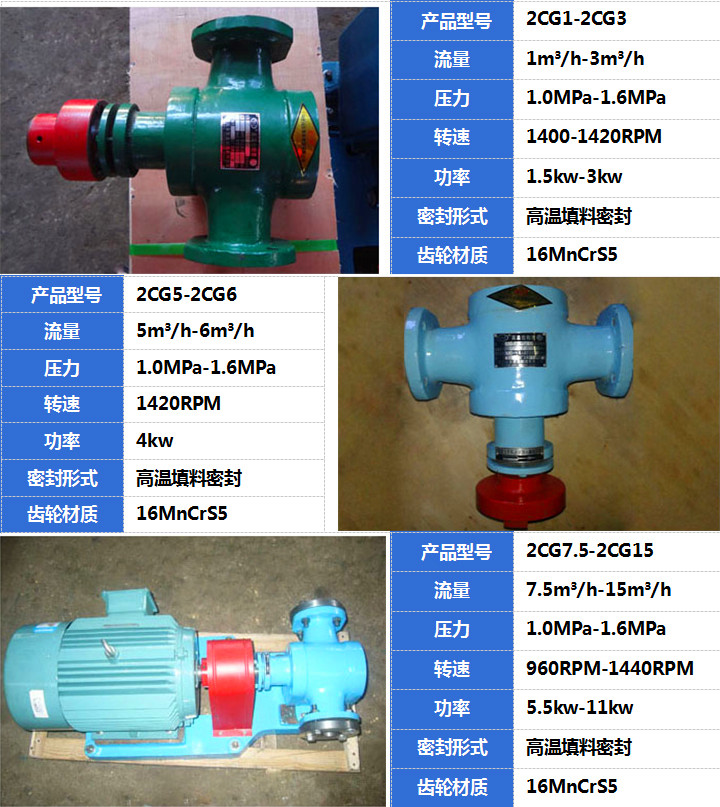 2CG硬齒面渣油泵 2CG硬齒面渣油泵